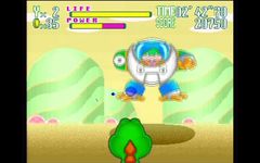 une photo d'Ã©cran de Yoshi s Safari sur Nintendo Super Nes